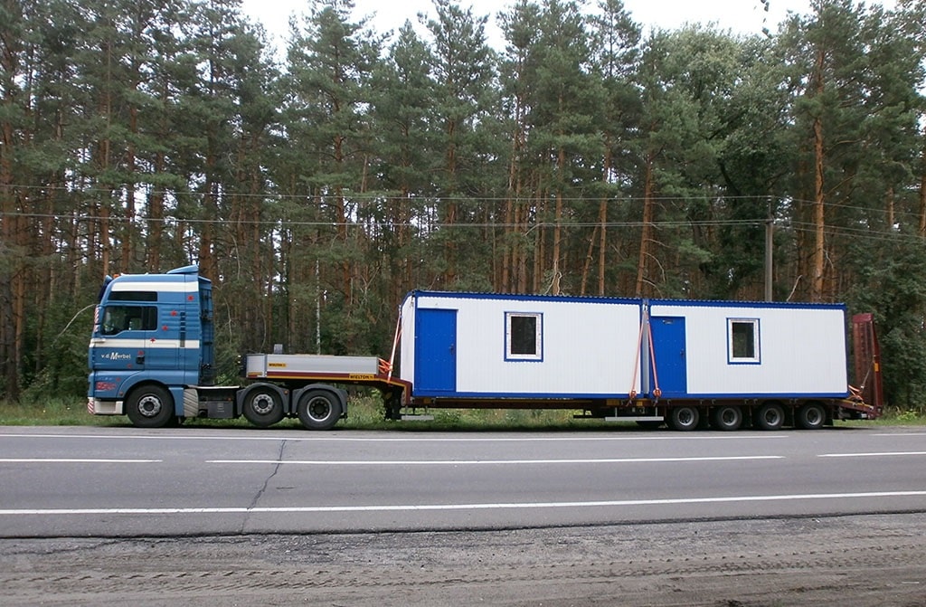 Транспортировка бытовок: особенности | Петербургский СтройБыт