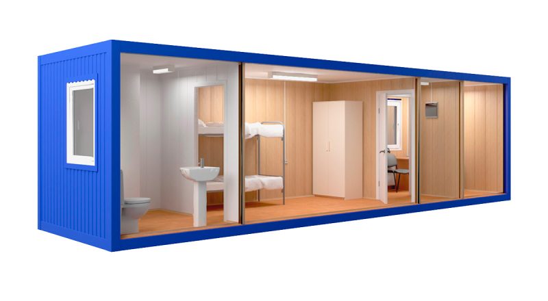 Оптимизация пространства в бытовке с душем и туалетом: уютно не значит тесно